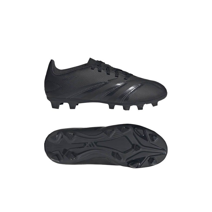 Children's Rugby Shoes Predator Club FG Molded Studs Dry Ground Black - Adidas