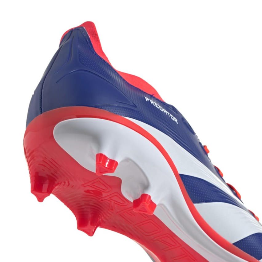Adidas Predator League FG Rugby Boots with Molded Cleats for Firm Ground – Blue