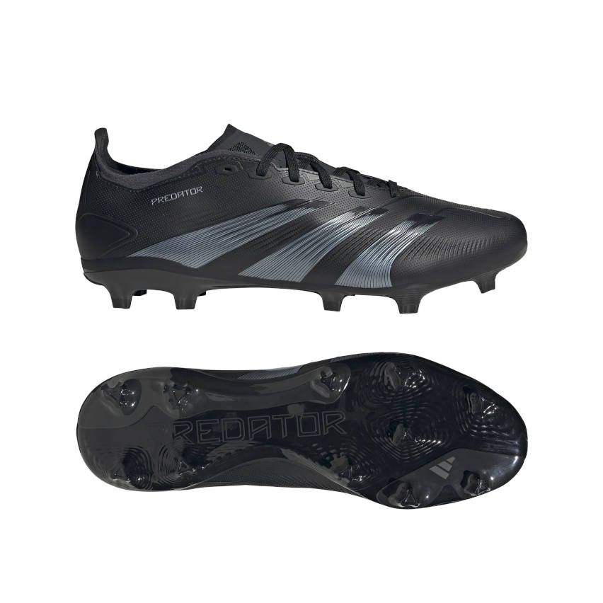 Predator League FG Rugby Shoes Molded Cleats for Dry Ground Black - Adidas