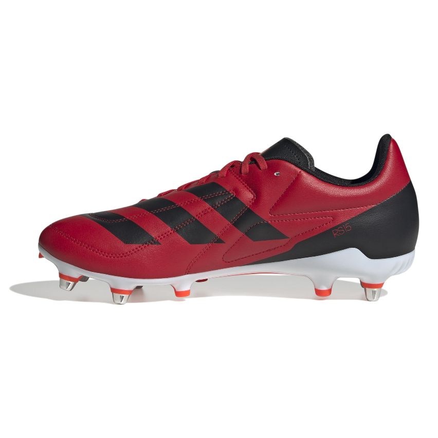 RS15 Hybrid All-Terrain SG Red Rugby Shoes - Adidas