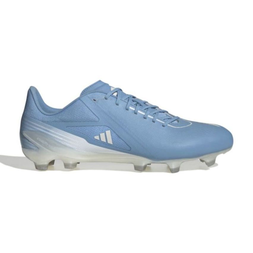 adidas Adizero RS15 Pro FG Rugby Cleats - White | Rugby Now