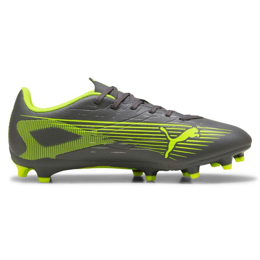 Ultra 5 Play Rugby Boots FG/AG Molded Studs Firm Ground Grey/Green - Puma