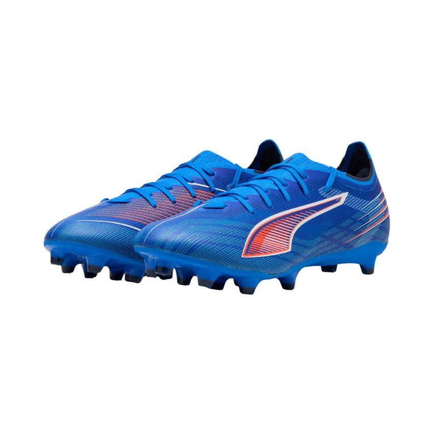 Rugby boots Ultra 6 Match FG/AG with molded studs for firm ground, blue and red - PUMA