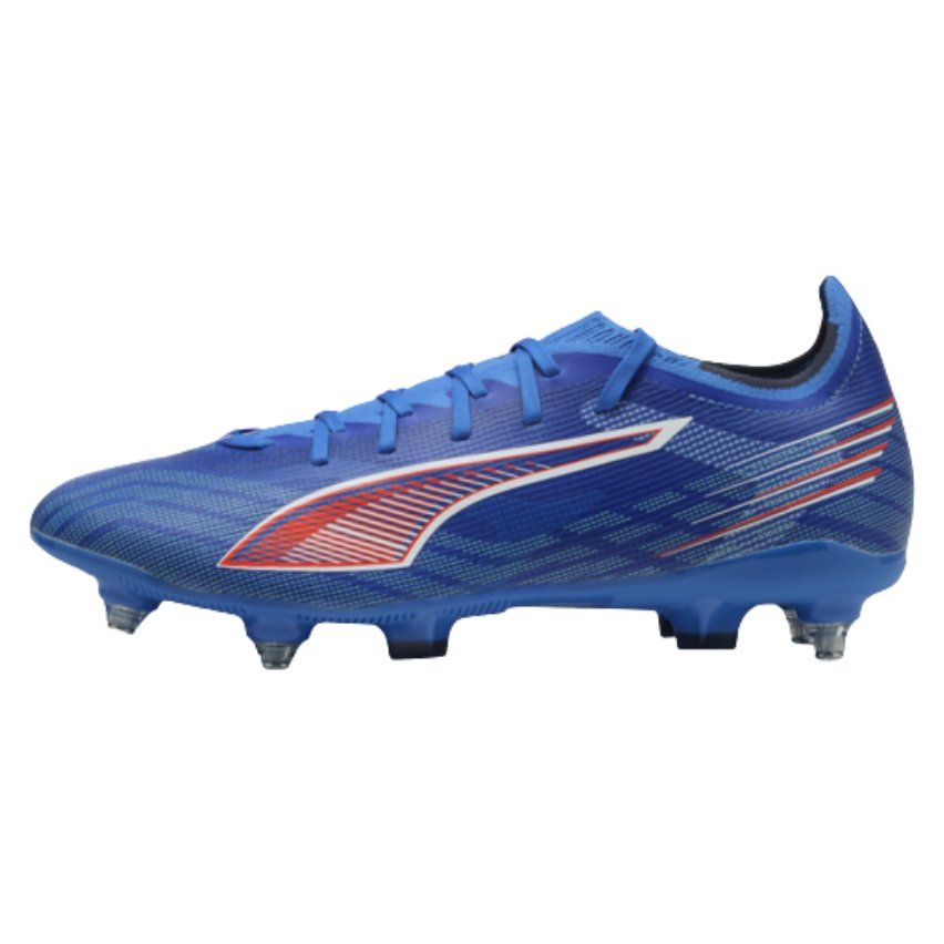 Ultra 6 Match SG Untamed Hybrid Rugby Boots Soft Ground Blue and Orange - Puma