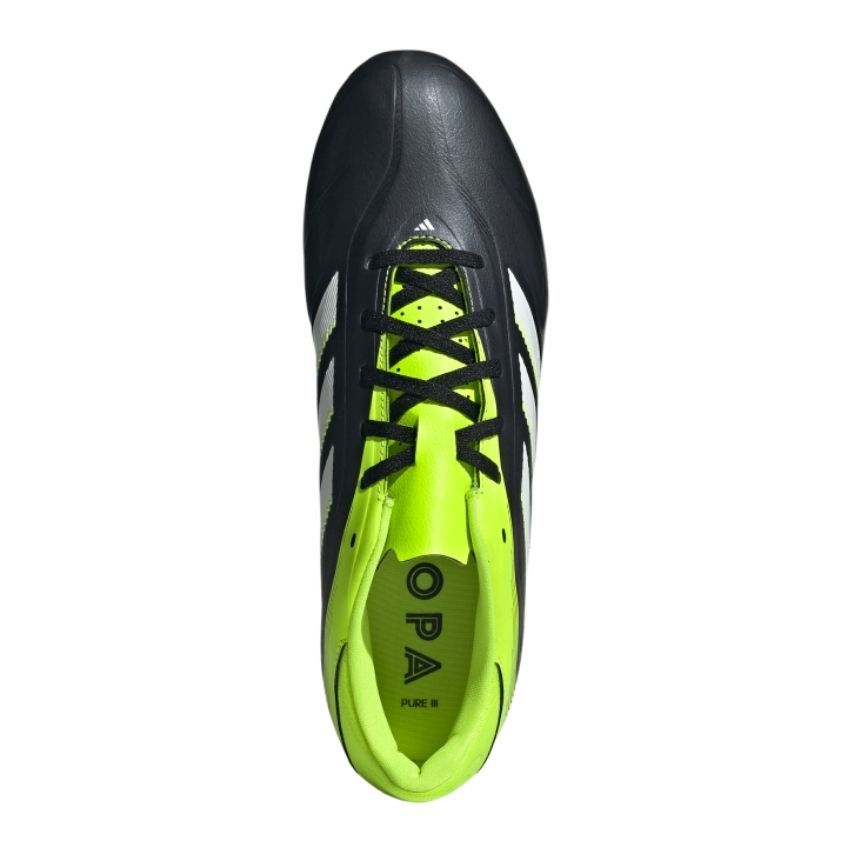 Copa Pure 3 Club Rugby Boots FG/AG Black Yellow - Adidas