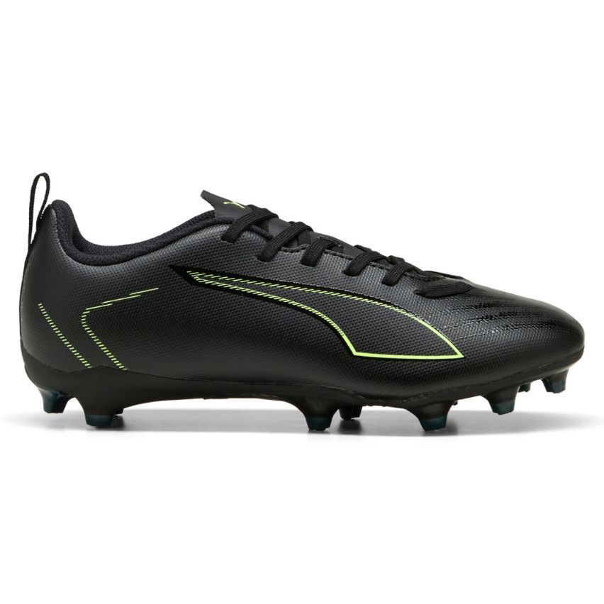 Ultra 6 Play FG/AG Rugby Boots Kids Molded Studs Black - Puma