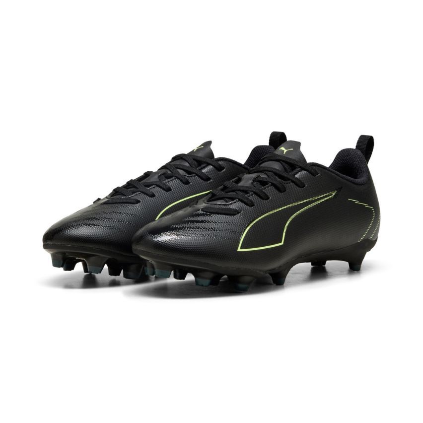 Ultra 6 Play FG/AG Rugby Boots Kids Molded Studs Black - Puma
