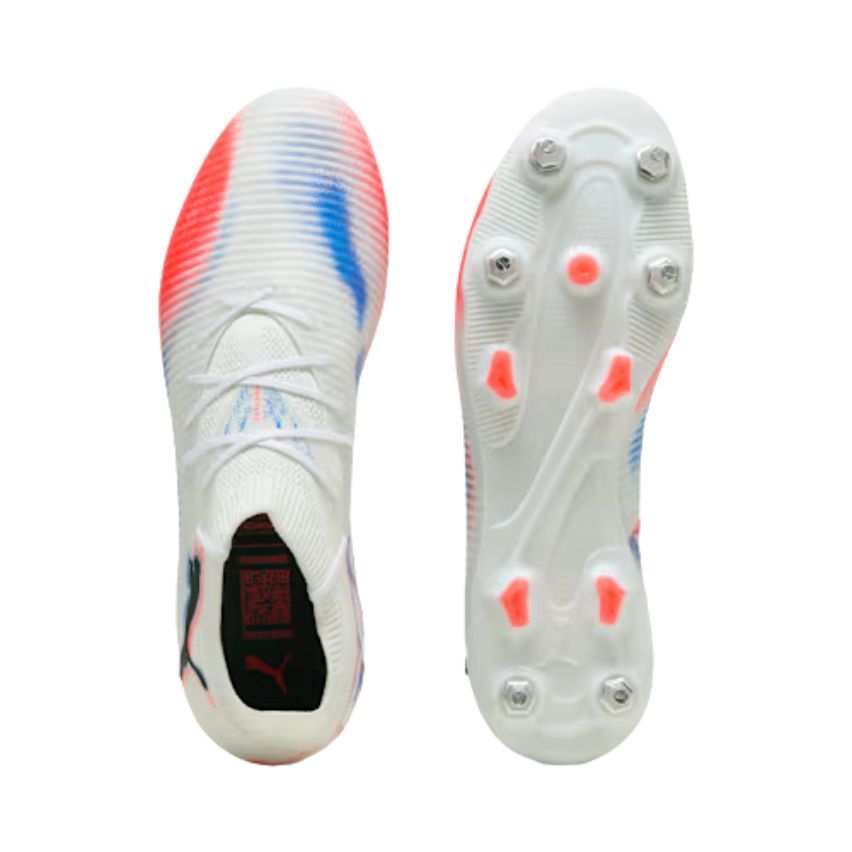 Rugby Shoes Future 8 Pro MxSG Hybrid Studs All Ground White Red - Puma