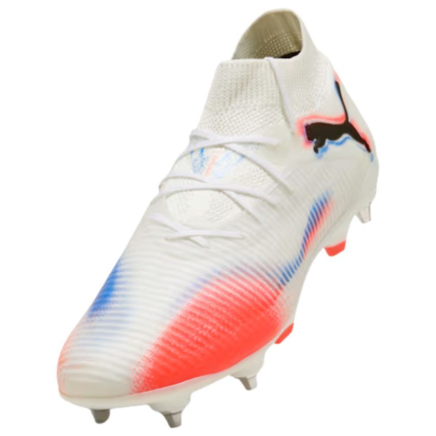 Rugby Shoes Future 8 Pro MxSG Hybrid Studs All Ground White Red - Puma