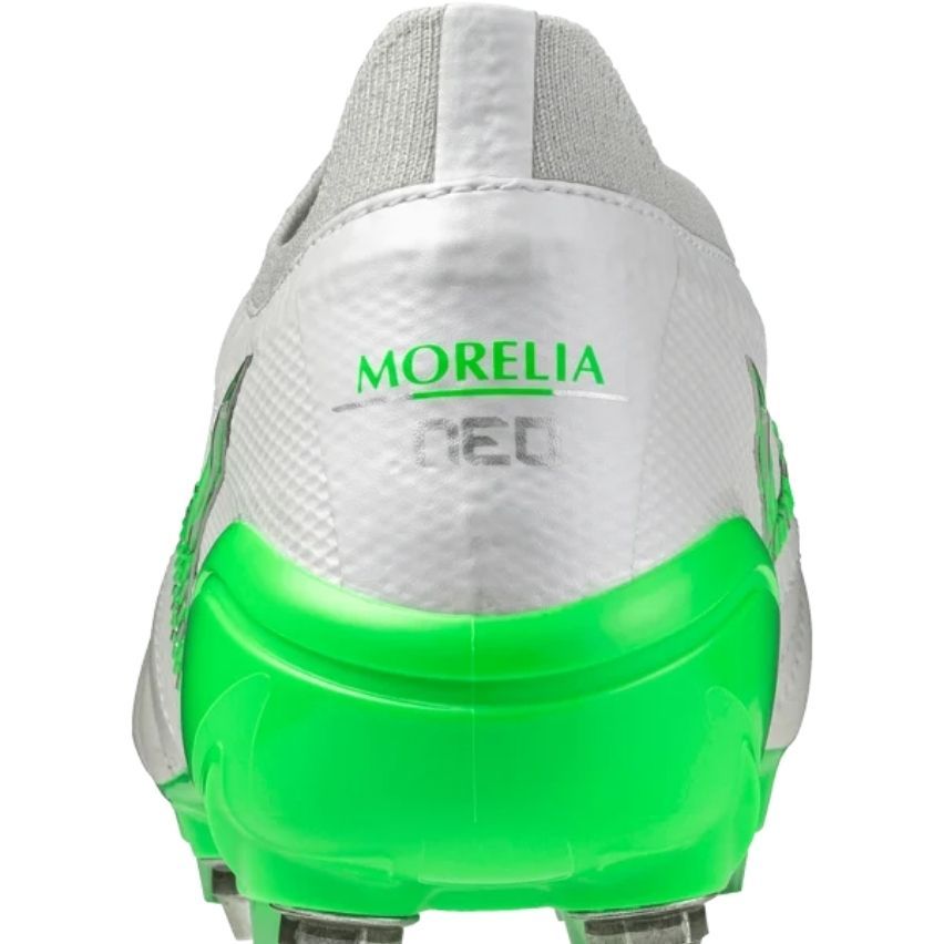 Hybrid Rugby Boots Morelia Neo IV Beta Japan SG Frontier White/Green - Mizuno