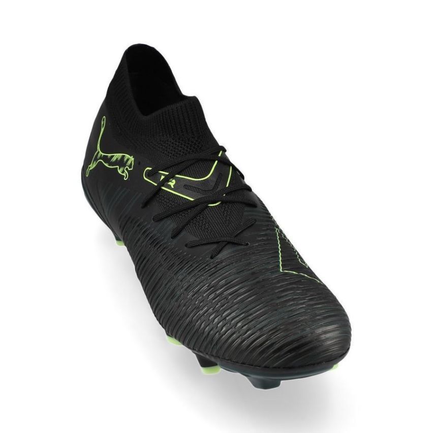 FUTURE 8 MATCH FG/AG Molded Rugby Boots firm / artificial ground Black/Green - Puma