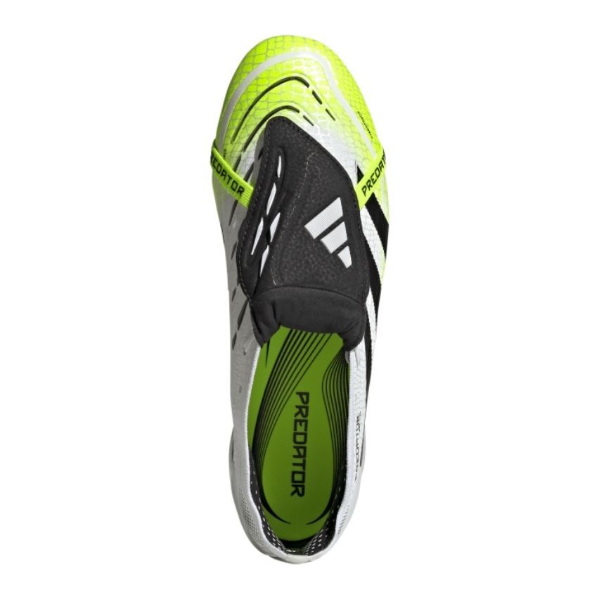 Predator Hybrid Elite SG Rugby Boots - White Yellow - Adidas