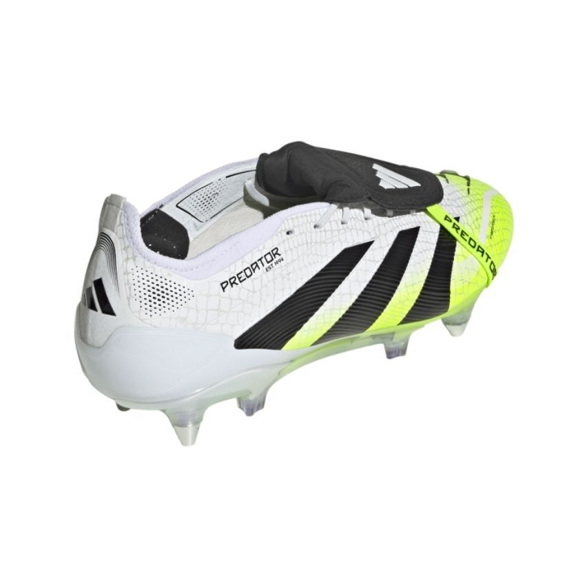 Predator Hybrid Elite SG Rugby Boots - White Yellow - Adidas