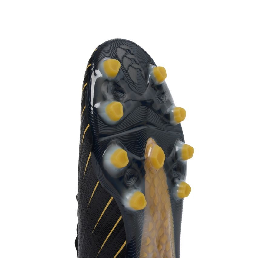 Rugby Boots Speed Infinite Elite Moulded Firm Ground Black and Gold - Canterbury
