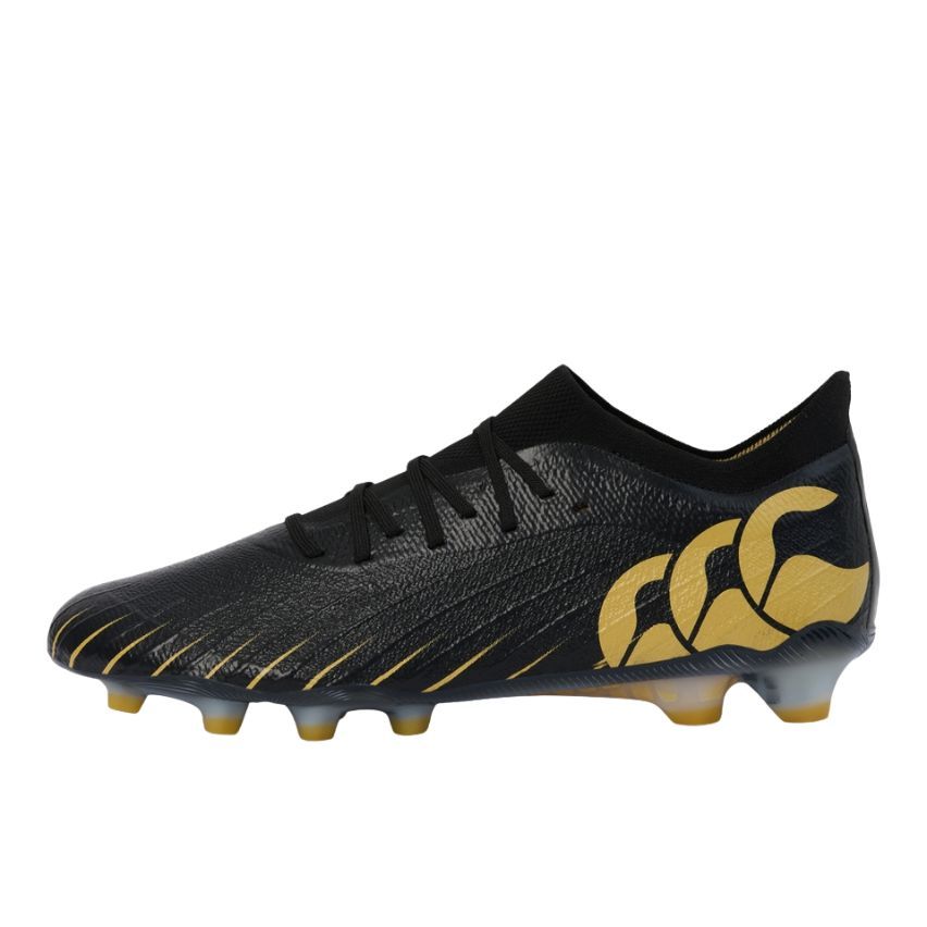 Rugby Boots Speed Infinite Elite Moulded Firm Ground Black and Gold - Canterbury
