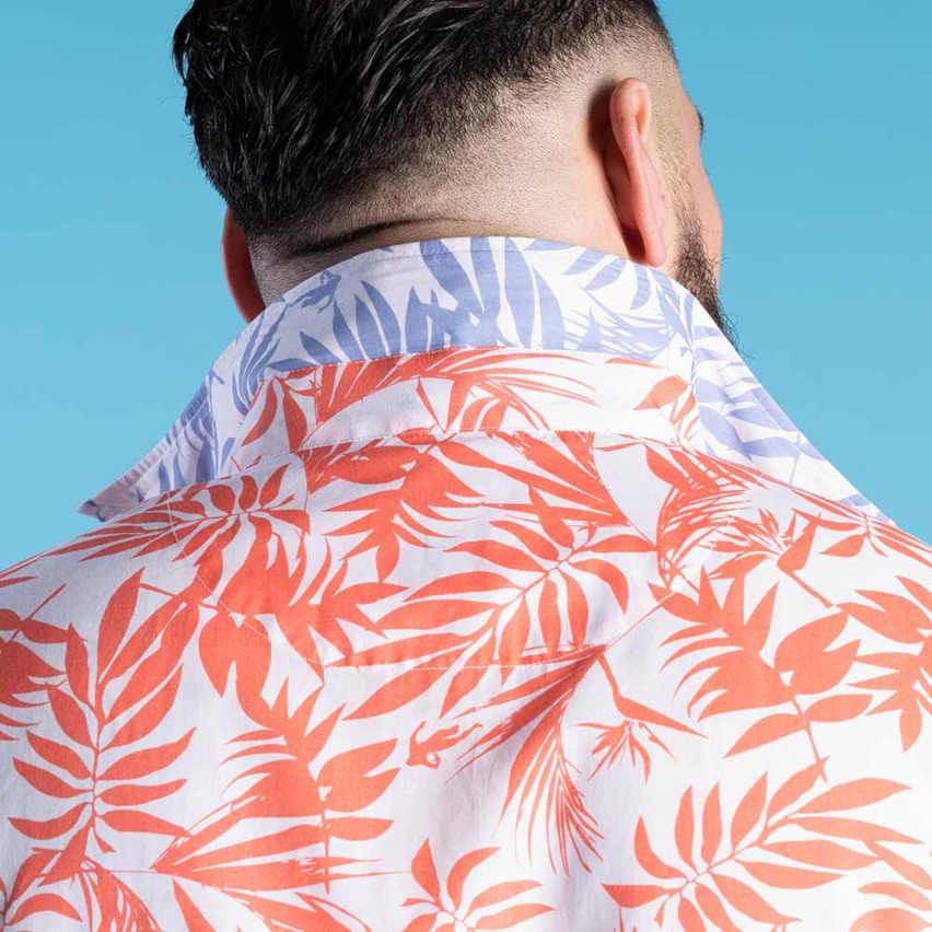 Short-Sleeve Rugby Shirt Flowers of Rugby Coral - Ruckfield