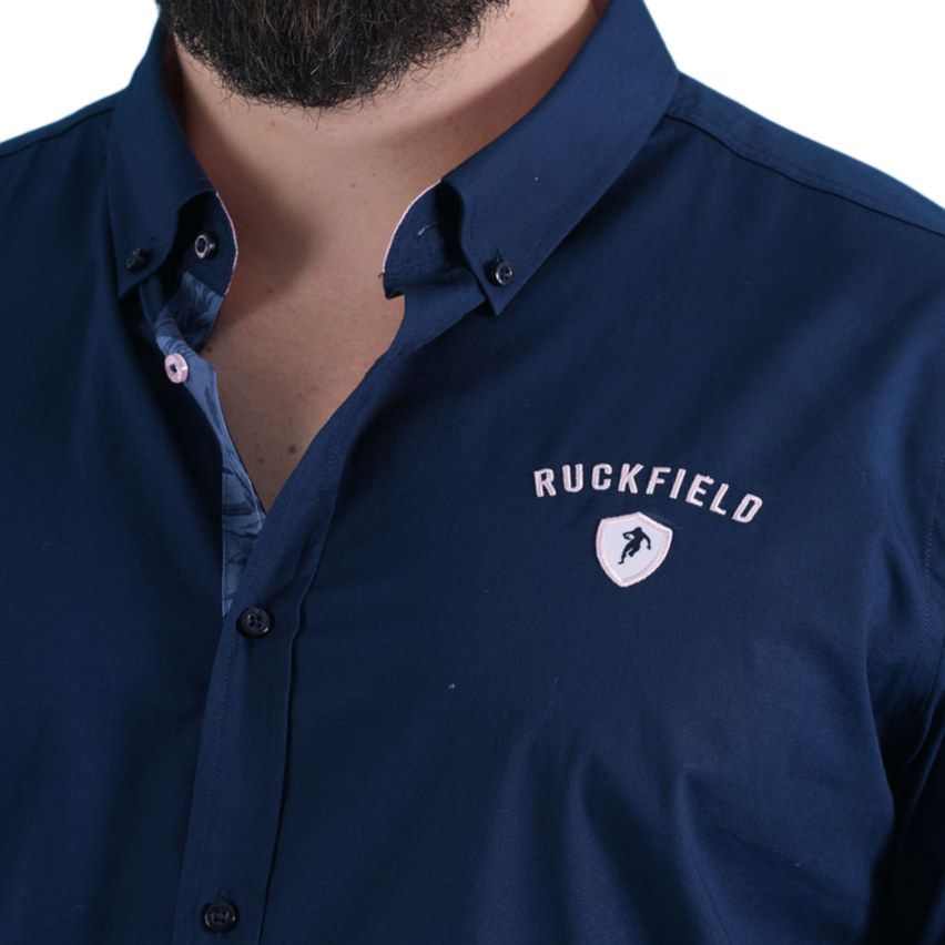 Short Sleeve Rugby Shirt Flowers of Rugby Navy - Ruckfield