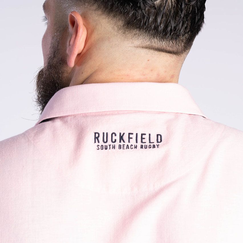 Short-sleeved Rugby Shirt Tropical Pink - Ruckfield