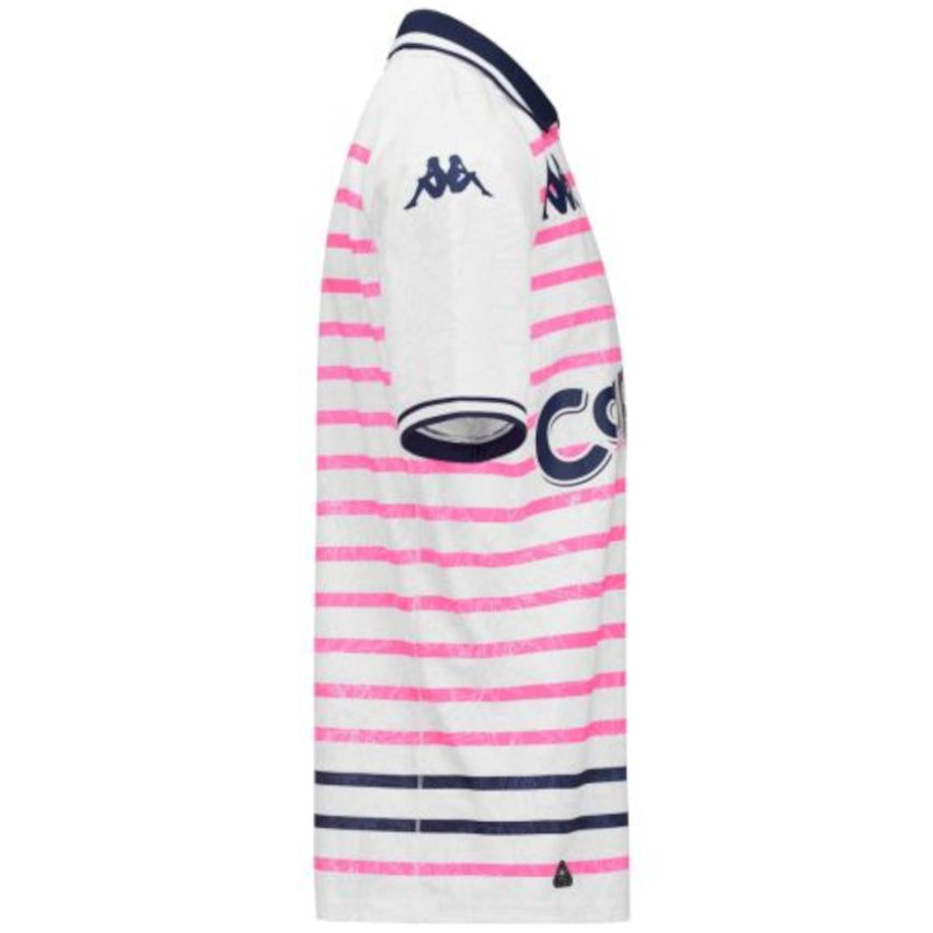 Rugby Jersey Kombat Third Stade Francais Paris 2024/2025 White - Kappa