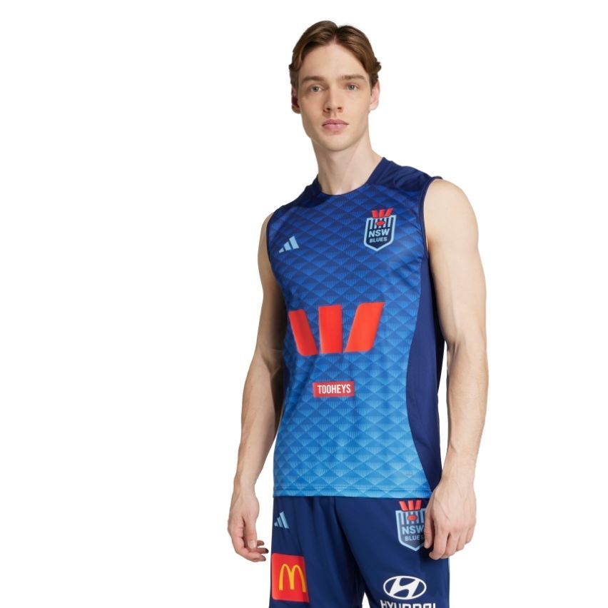 Training Rugby Singlet Men New South Wales blue - Adidas
