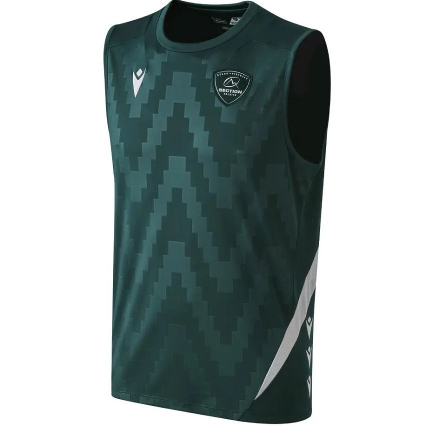 Section Paloise Rugby Training Tank 2025/2026 Green - Macron