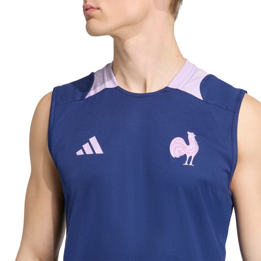 France 2025/2026 Sleeveless Rugby Jersey Men - Adidas