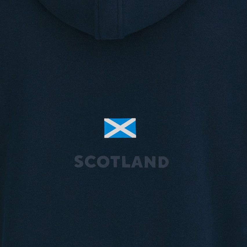 Scotland Rugby Navy Blue 2023/2024 Hoodie - Macron