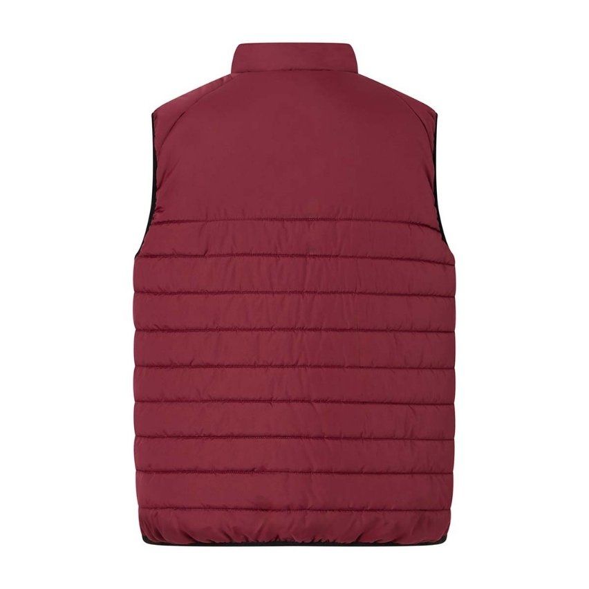 Sleeveless Rugby Down Vest Mikelit Union Bordeaux Bègles Red 2025/2026 - Kappa