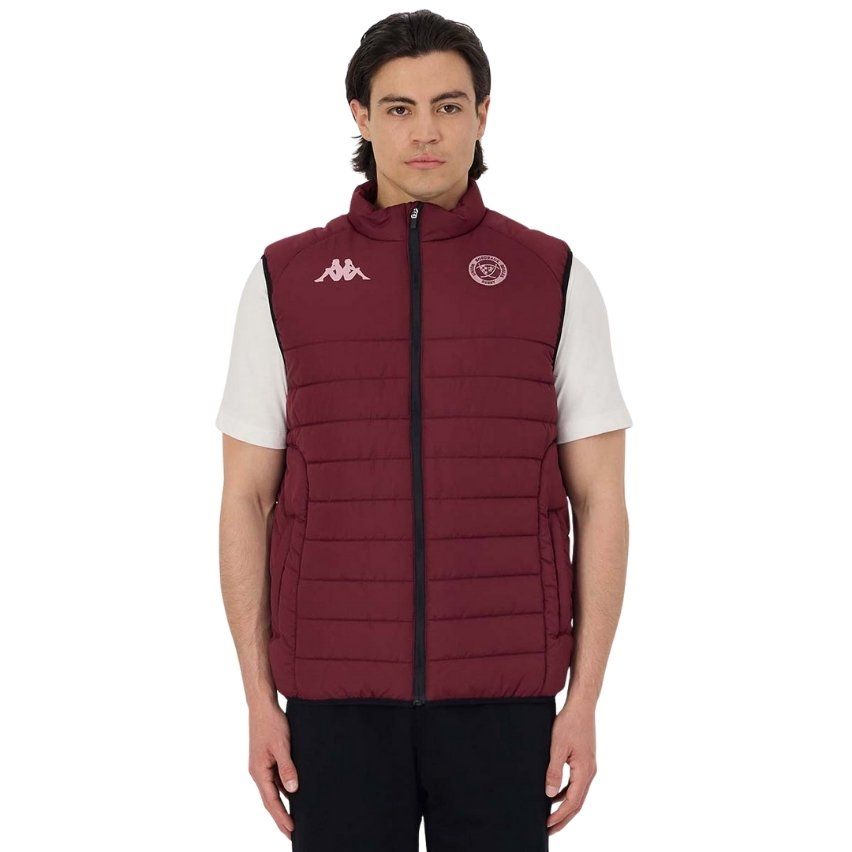 Sleeveless Rugby Down Vest Mikelit Union Bordeaux Bègles Red 2025/2026 - Kappa