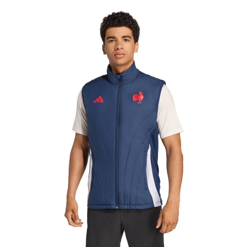 Doudoune Sleeveless Rugby Thermal Zipped France - Adidas