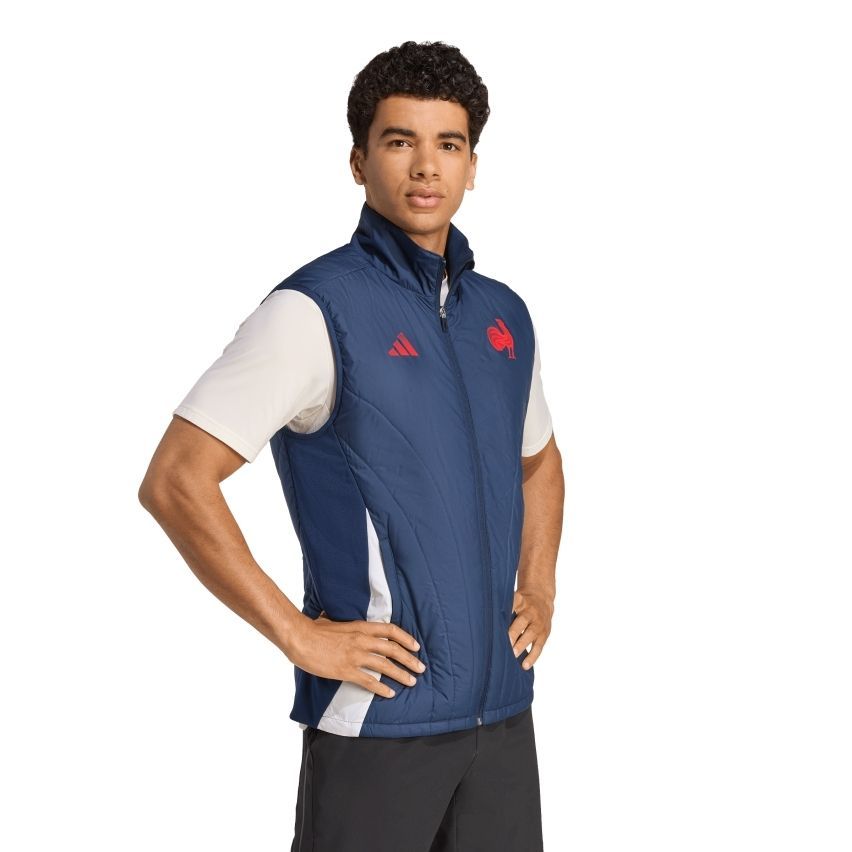 Doudoune Sleeveless Rugby Thermal Zipped France - Adidas