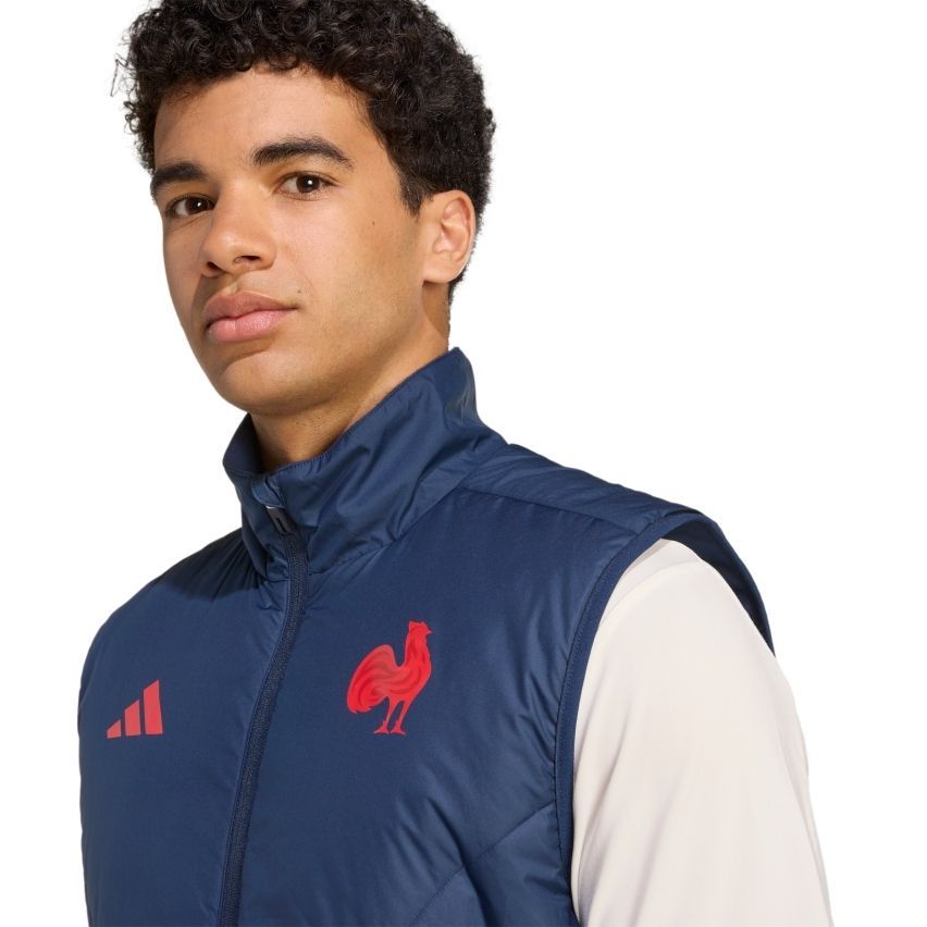 Doudoune Sleeveless Rugby Thermal Zipped France - Adidas