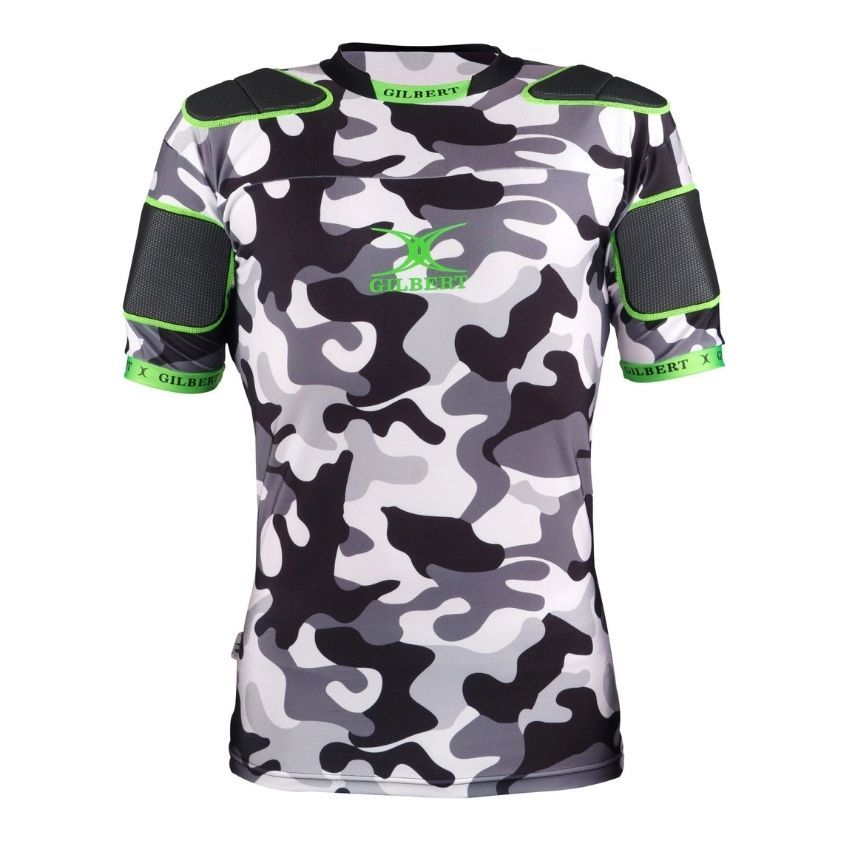 Kids Rugby Shoulder Pads XP100 Camouflage - Gilbert