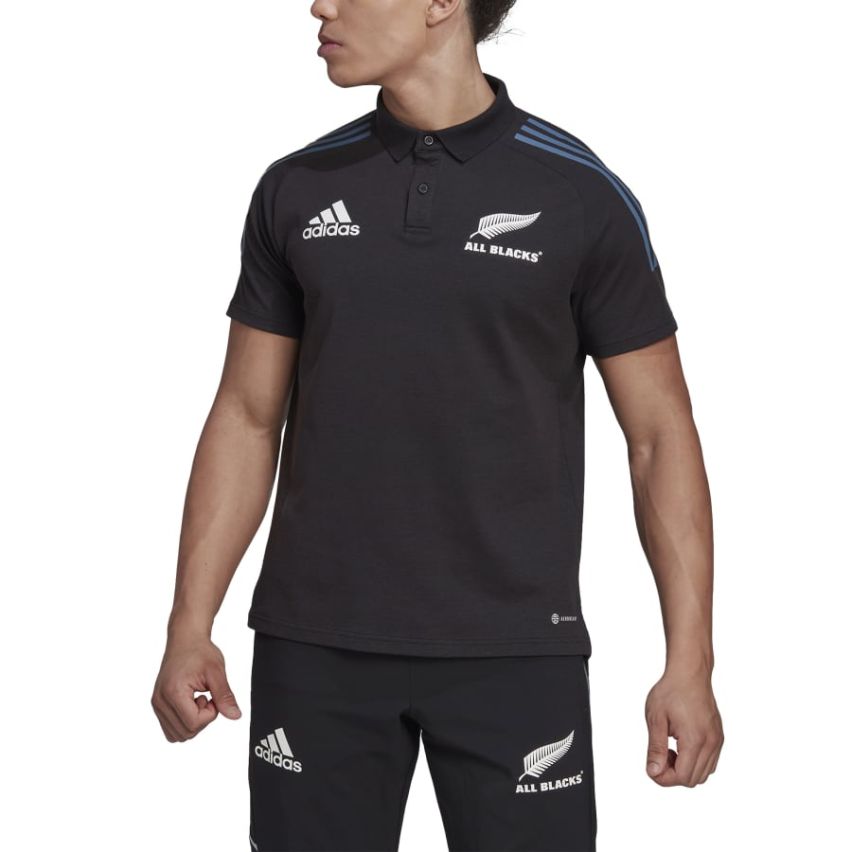 Rugby Polo Shirt All Blacks Black - Adidas