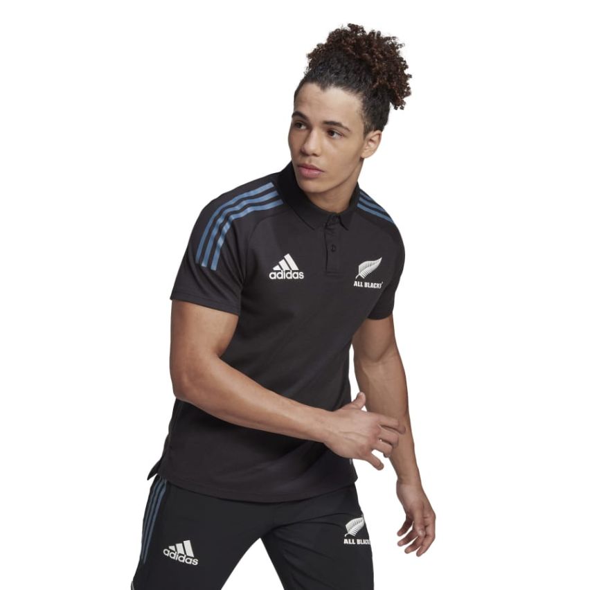 Rugby Polo Shirt All Blacks Black - Adidas