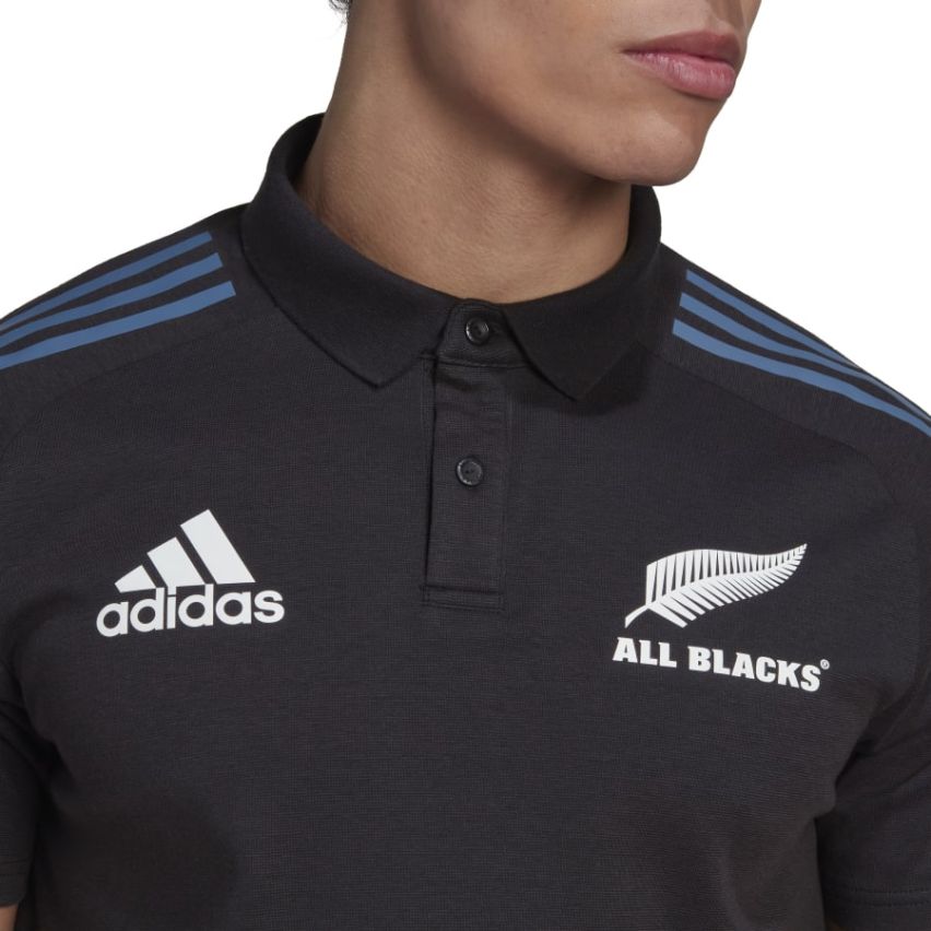 Rugby Polo Shirt All Blacks Black - Adidas