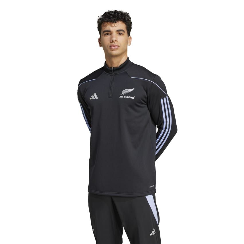 Rugby 1/4 Zip Sweatshirt AEROREADY All Blacks - Adidas