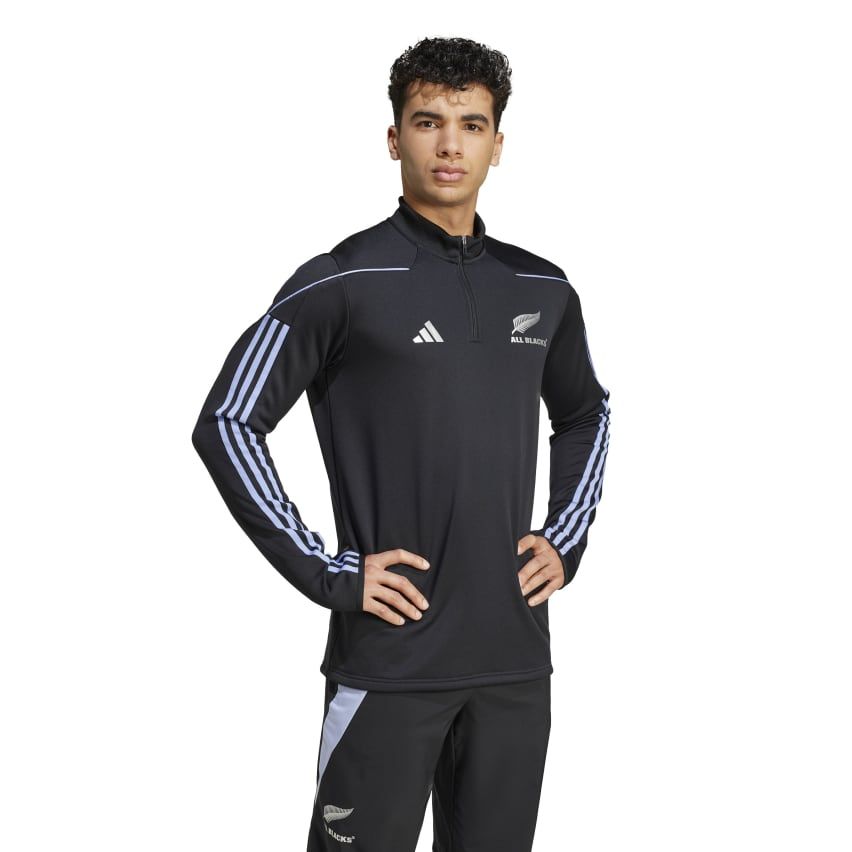 Rugby 1/4 Zip Sweatshirt AEROREADY All Blacks - Adidas
