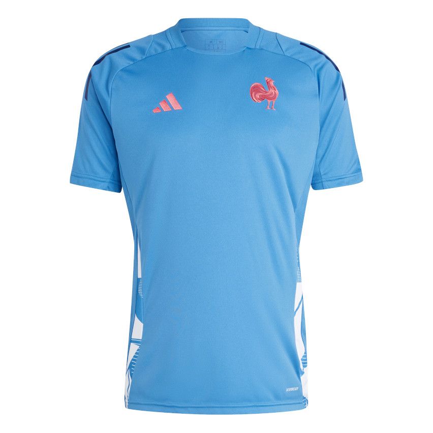 Rugby Performance T-Shirt France Sky Blue - Adidas