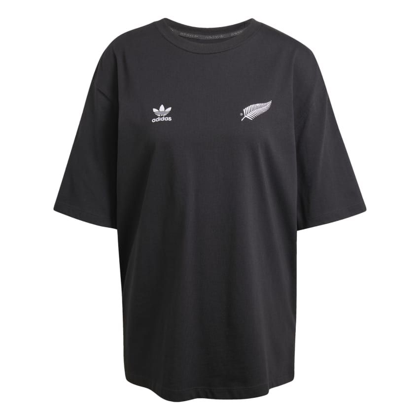 Black Rugby T-Shirt Boyfriend All Blacks Original - Adidas
