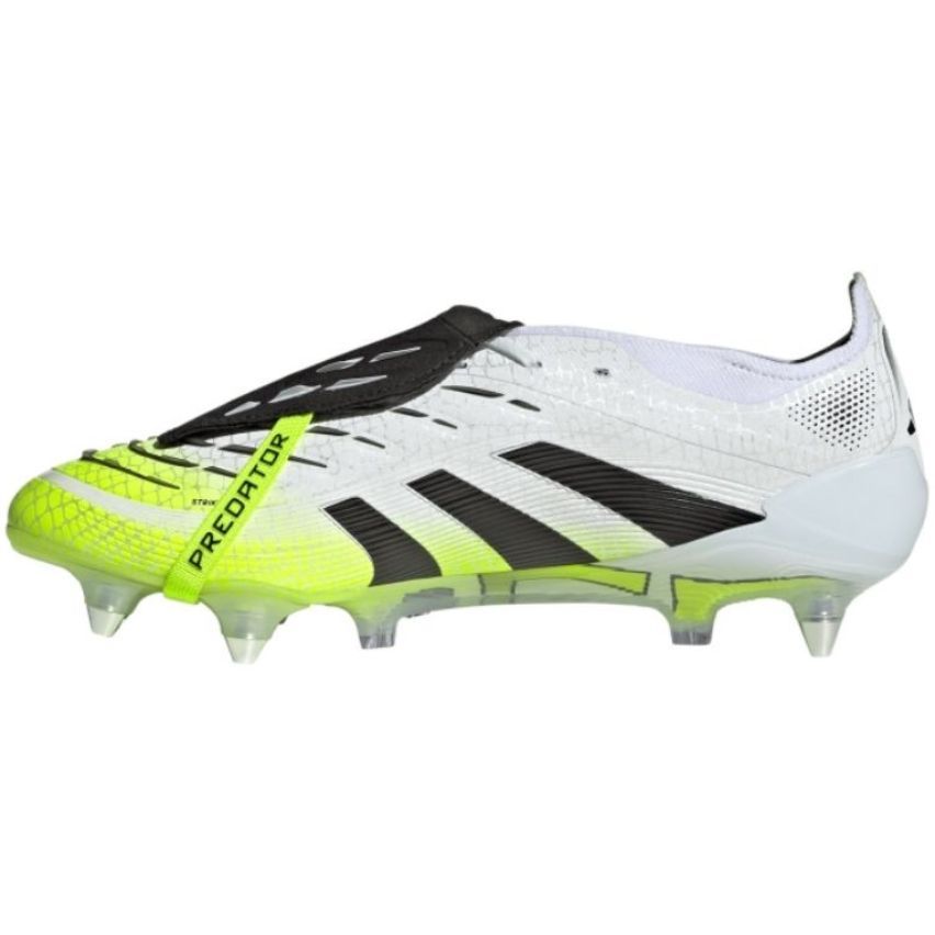 Predator Hybrid Elite SG Rugby Boots - White Yellow - Adidas