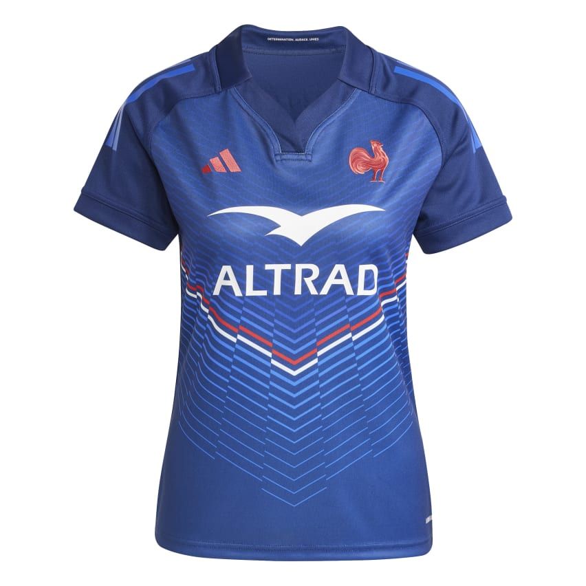 France Women s Sevens Home Rugby Shirt 2024 2025 Adidas