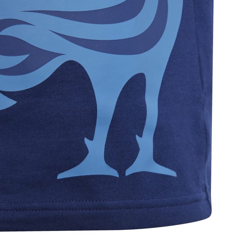 Kids Rugby T-shirt France Graphic Dark Blue - Adidas