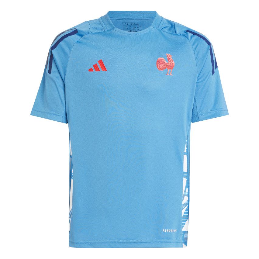 Rugby Training Jersey France 2024 2025 Adidas