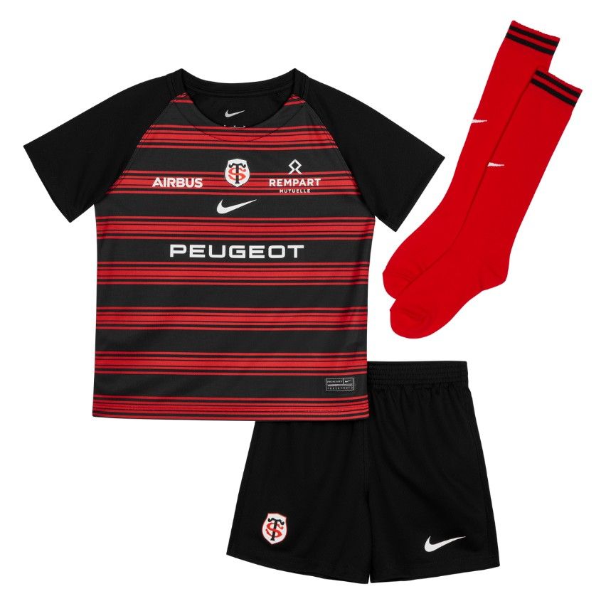 Stade Toulousain Kids' Home Rugby Kit 2025/2026 - Nike