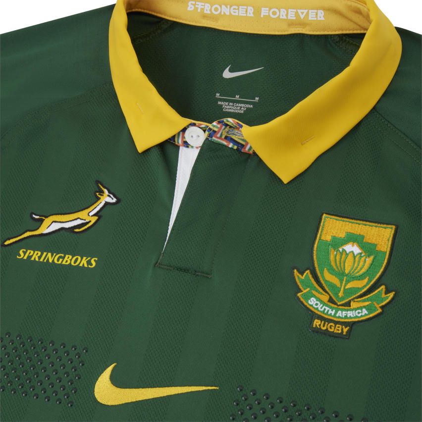 South Africa Authentic Home Rugby Jersey 2024/2025 - Nike