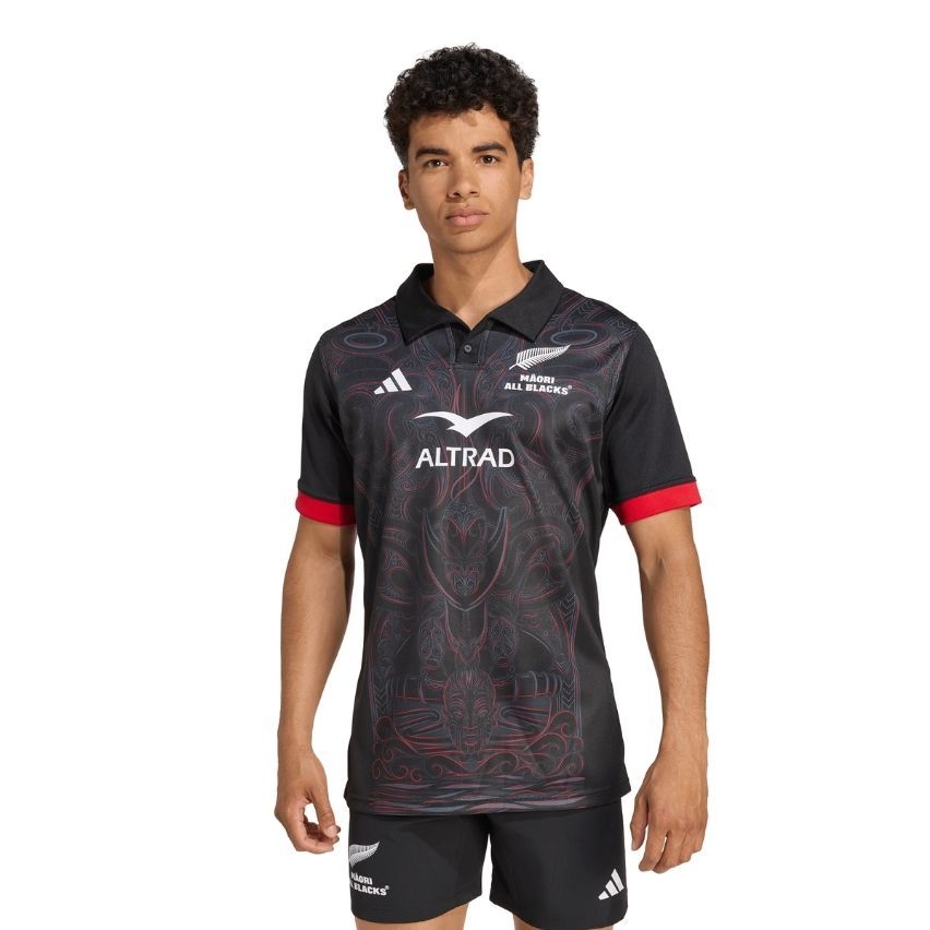 Māori All Blacks Replica Rugby Jersey - Adidas