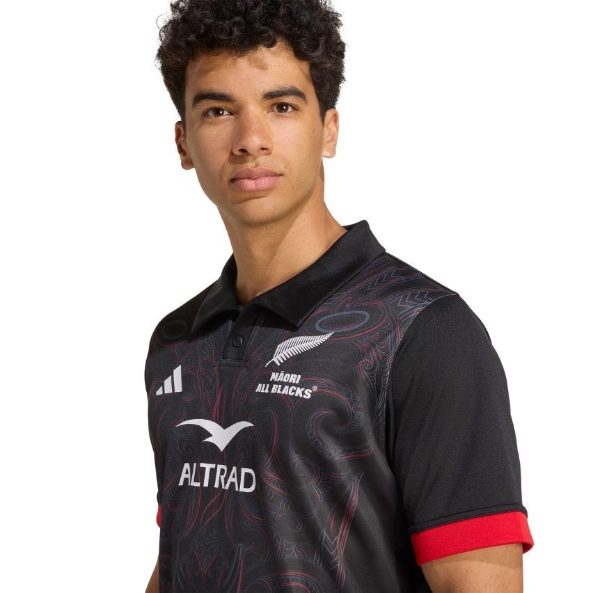Māori All Blacks Replica Rugby Jersey - Adidas