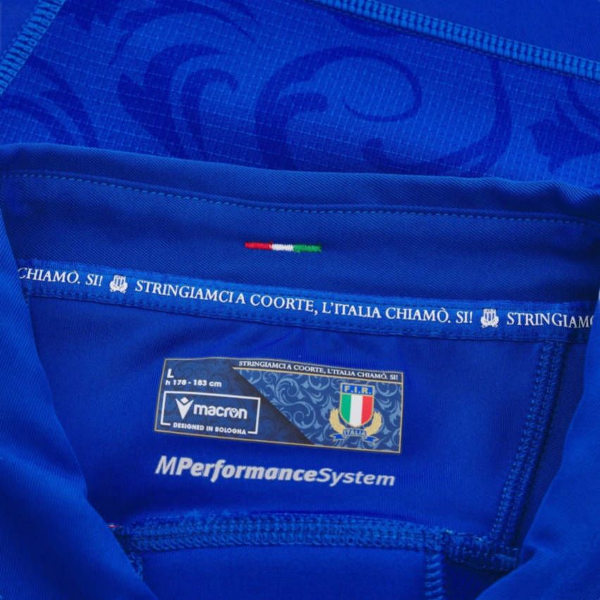 Authentic Home Rugby Shirt Italy 2024/2025 - Macron