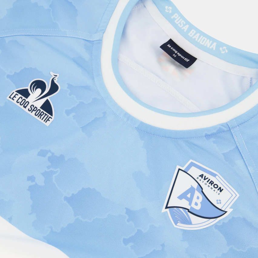 Aviron Bayonnais 2024-2025 Home Rugby Shirt - Le Coq Sportif